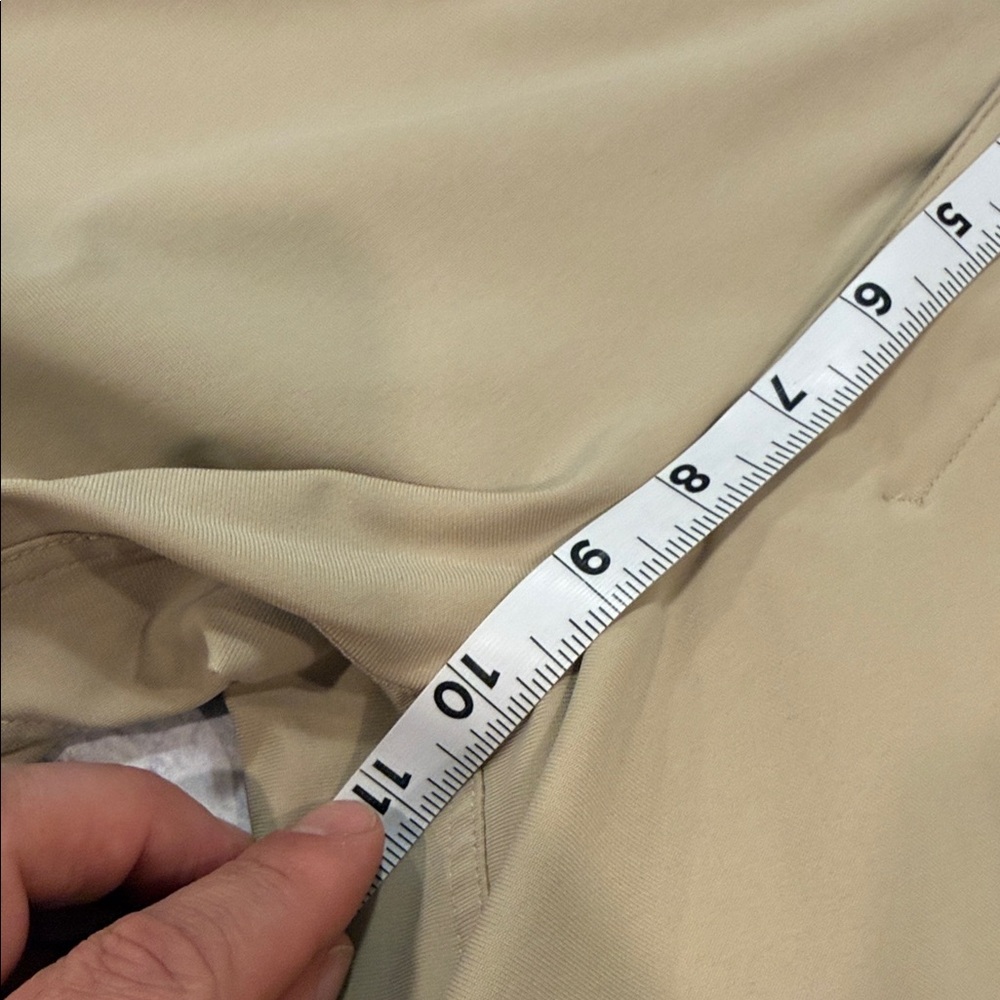 Lululemon ABC Warpstreme Slim Stretch Men’s Size 32 Khaki Performance LM5AD95 - Picture 10 of 14